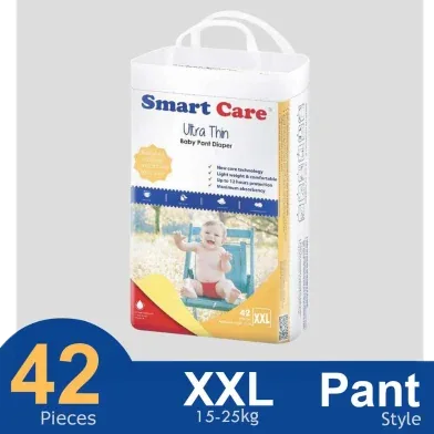 Smart Care Pant System Baby Diaper (XXL Size) (15-25 Kg) (42 Pcs) - SBD-PantXXL’42 - Rokomari product